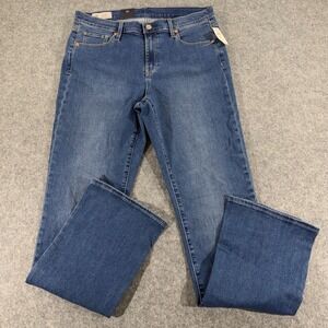 Gap Baby Boot Mid Rise Jeans Womens 32 14 Long Blue Stretch